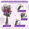 12 Pack Boho Dried Flower Bouquet Mini Wedding Handmade Dry Flowers Decor for Vase Crafts DIY Photo Boutonniere for Men Floral Plant for Bridesmaid Gift Birthday Decor(Lavender)